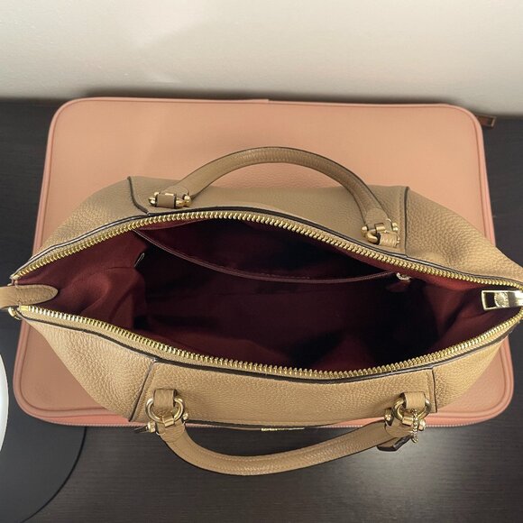 Coach Soft Pebbled Leather Shoulder Bag - Picture 11 of 11